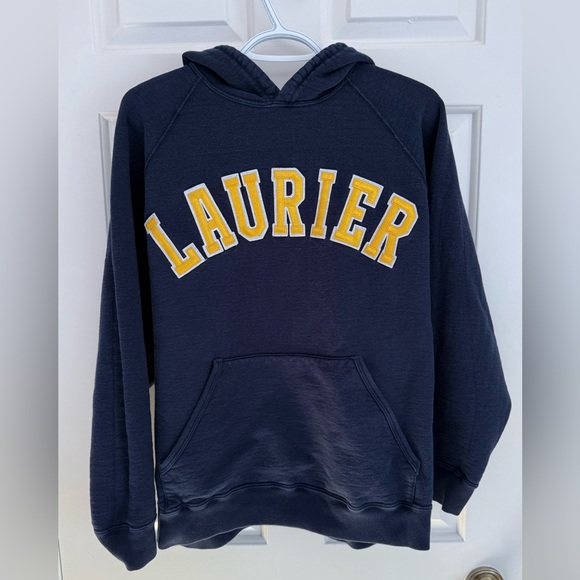 Vintage Tops - Vintage Laurier University Varsity Hoodie